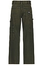 view 2 of 6 Loose Denim Painter in Green Tone Fade