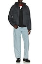 view 4 of 6 Loose Straight Double Knee Jean in Denim Vintage Wash
