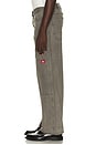 view 2 of 6 Loose Straight Double Knee Jean in Grey Wash Tinted