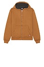 view 1 of 5 Full Zip Thermal Lined Fleece in Brown Duck