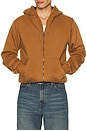 view 4 of 5 Full Zip Thermal Lined Fleece in Brown Duck
