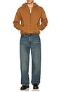 view 5 of 5 Full Zip Thermal Lined Fleece in Brown Duck