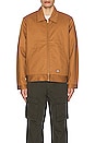 view 4 of 5 Insulated Eisenhower Jacket in Brown Duck