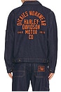 view 1 of 5 x Harley Davidson Denim Jacket in Rinsed Indigo Blue