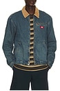 view 1 of 5 Denim Painter Jacket in Khaki Tinted Blue