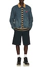 view 3 of 5 Denim Painter Jacket in Khaki Tinted Blue