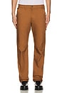 view 4 of 6 Flex Duck Carpenter Pant in Brown Duck