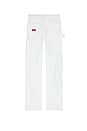 view 5 of 5 Standard Utility Painter Straight Leg Pant in White