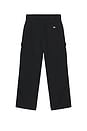 view 5 of 6 Double Knee Canvas Carpenter Pant in Black