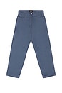 view 5 of 6 Wellsville Loose Tapered Twill Pant in Retro Indigo