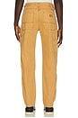 view 3 of 6 Relaxed Carpenter Duck Pant in Brown Duck