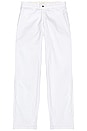view 2 of 3 Standard Utility Painter Straight Leg Pant in White