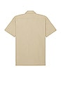 view 2 of 3 Original Twill Short Sleeve Work Shirt in Khaki