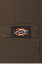 view 5 of 5 Heavy Weight Pocket Tee in Dark Brown