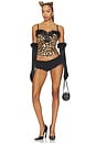 view 1 of 3 Leopard Skills Costume in Black & Brown
