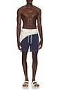 view 3 of 5 SHORTS PLAYEROS in Indigo & Off White