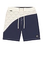 view 4 of 5 SHORTS PLAYEROS in Indigo & Off White