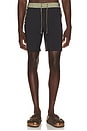 view 1 of 6 SHORTS PLAYEROS in Black & Aloe