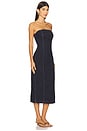 view 2 of 3 Esme Strapless Midi Dress in Crescent Harbor
