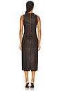 view 3 of 3 Esme Midi Dress in Walnut Coated