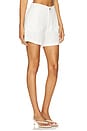 view 2 of 6 Taylor High Rise Short in White Linen