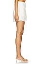 view 3 of 6 Taylor High Rise Short in White Linen
