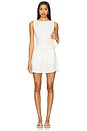 view 5 of 6 Taylor High Rise Short in White Linen