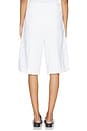 view 4 of 6 Hepburn Aura High Rise Denim Short in White Aura