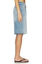 view 3 of 6 Abby Low Rise Relaxed Denim Short in Bayside