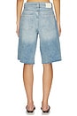 view 4 of 6 Abby Low Rise Relaxed Denim Short in Bayside