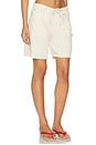 view 2 of 6 Sienna Aura Relaxed Low Slung Denim Shorts in Ecru Aura