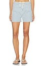 view 1 of 6 Taylor High Rise Relaxed Shorts in New Stripe