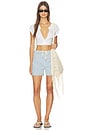 view 5 of 6 Taylor High Rise Relaxed Shorts in New Stripe