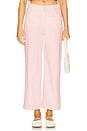 view 1 of 6 Hepburn High Rise Wide Leg Jeans in Primrose Pink