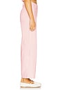 view 3 of 6 Hepburn High Rise Wide Leg Jeans in Primrose Pink