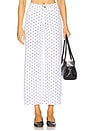 view 1 of 6 Hepburn High Rise Wide Leg in Marine Dots