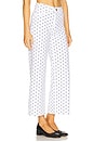 view 2 of 6 Hepburn High Rise Wide Leg in Marine Dots