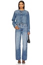 view 5 of 6 Karmine High Rise Wide Leg Jeans in Salt Lake