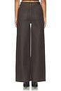 view 4 of 6 Hepburn High Rise Wide Leg Jeans in Walnut Coated