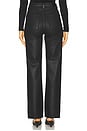 view 4 of 6 Karmine High Rise Wide Leg Jeans in Black Coated