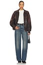 view 5 of 6 Taylor Ultra High Rise Barrel Jeans in Tinted Dark