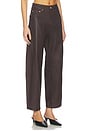 view 2 of 6 Miro High Rise Barrel Jeans in Cocoa Coated