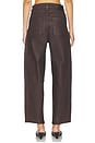 view 4 of 6 Miro High Rise Barrel Jeans in Cocoa Coated