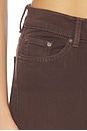 view 7 of 6 Halle Instasculpt? Straight High Rise Jeans in Brownstone