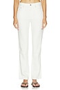 view 1 of 6 Cate Slim Leg Jeans in Eggshell