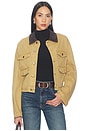 view 1 of 4 Boxy Denim Jacket in Savannas