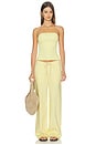 view 5 of 6 Sienna Low Slung Relaxed Wide Leg Pants in Prosecco Aura