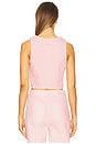view 3 of 4 Lizzie Cropped Top in Primrose Pink