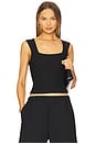 view 1 of 4 Square Neck Instasculpt™ Top in Black