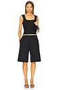 view 4 of 4 Square Neck Instasculpt™ Top in Black